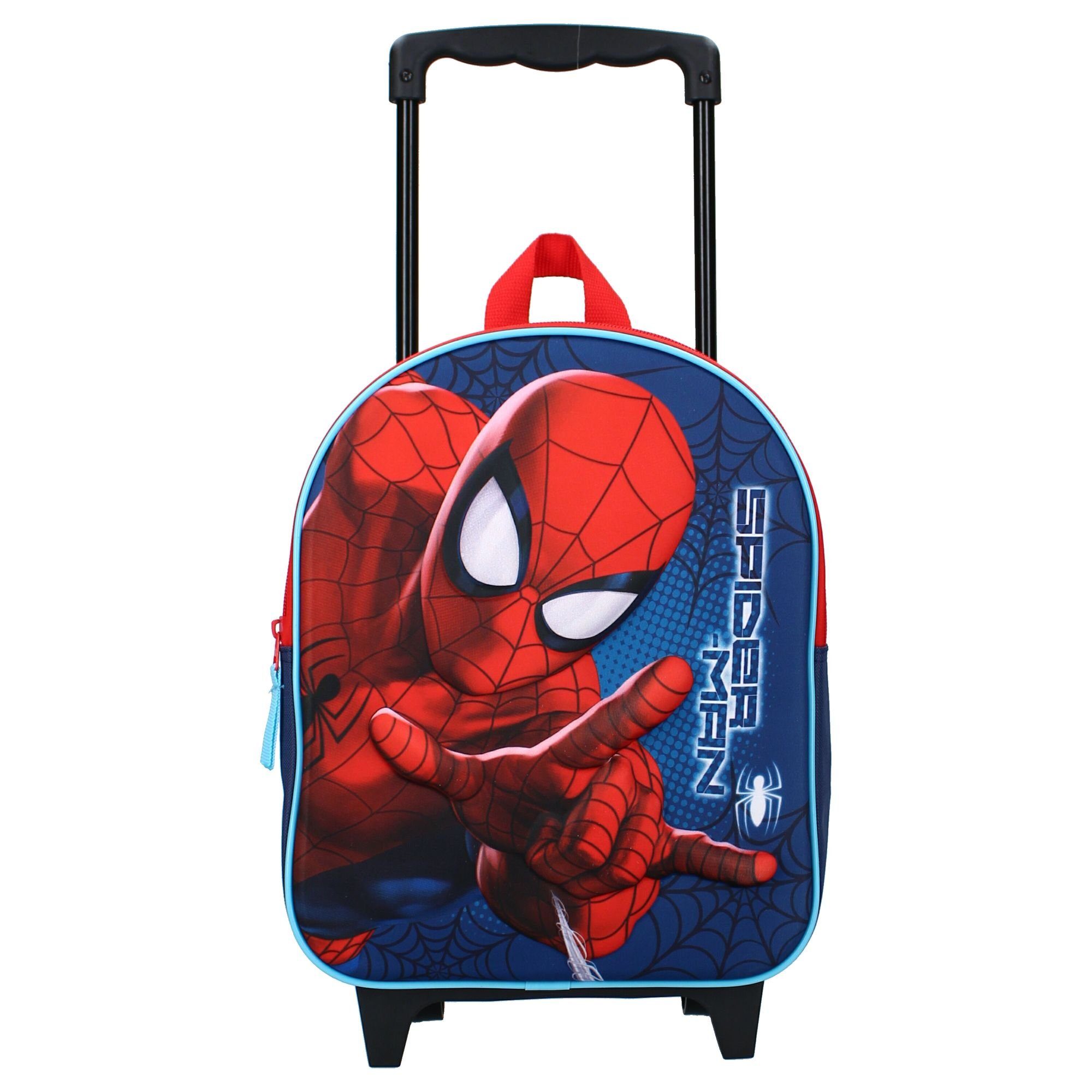 Spiderman Kindergartentasche Spiderman Trolley Kinderkoffer 32 cm Neu (3D)