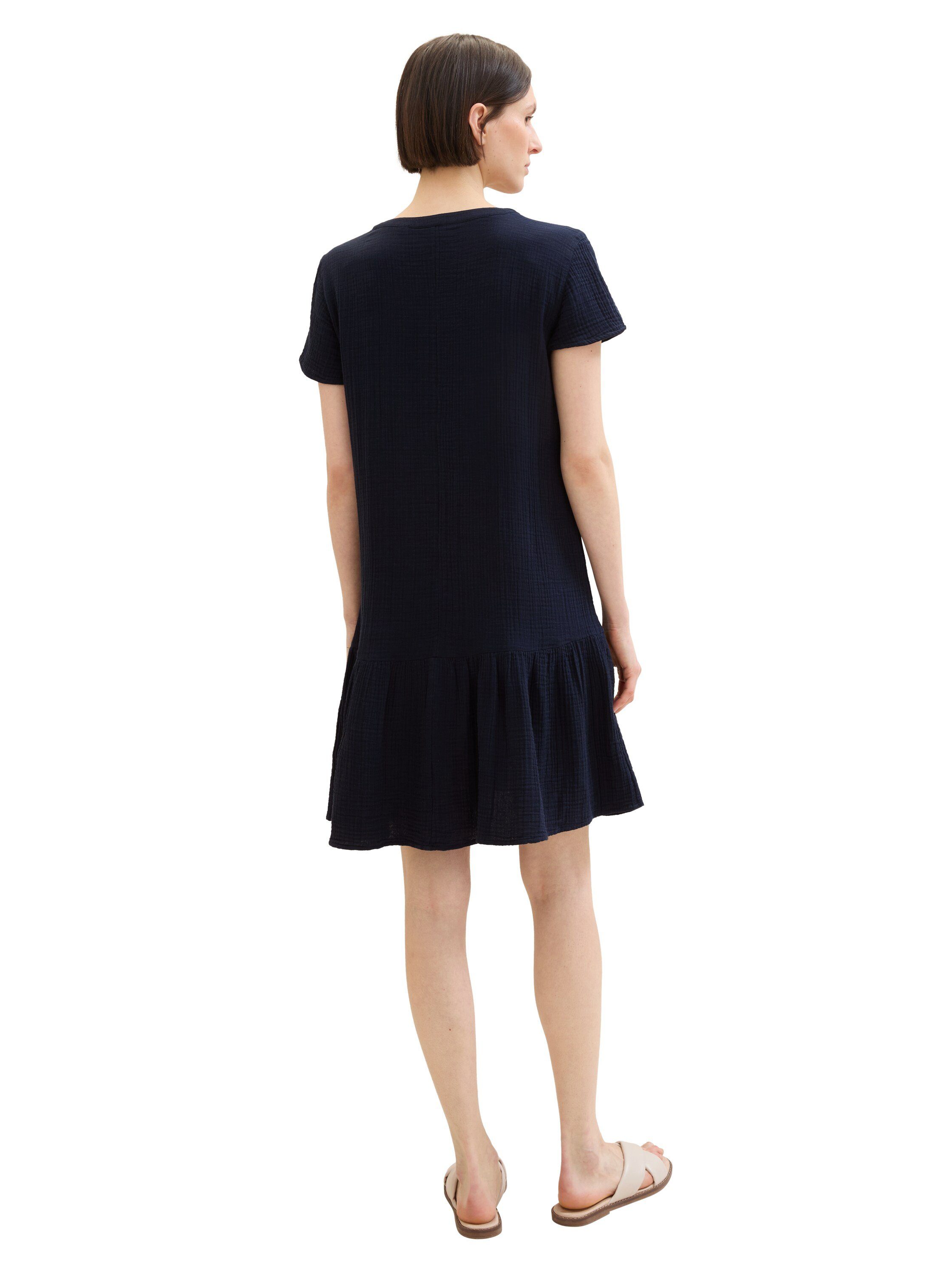 TOM TAILOR Minikleid mit leichter Raffung günstig online kaufen