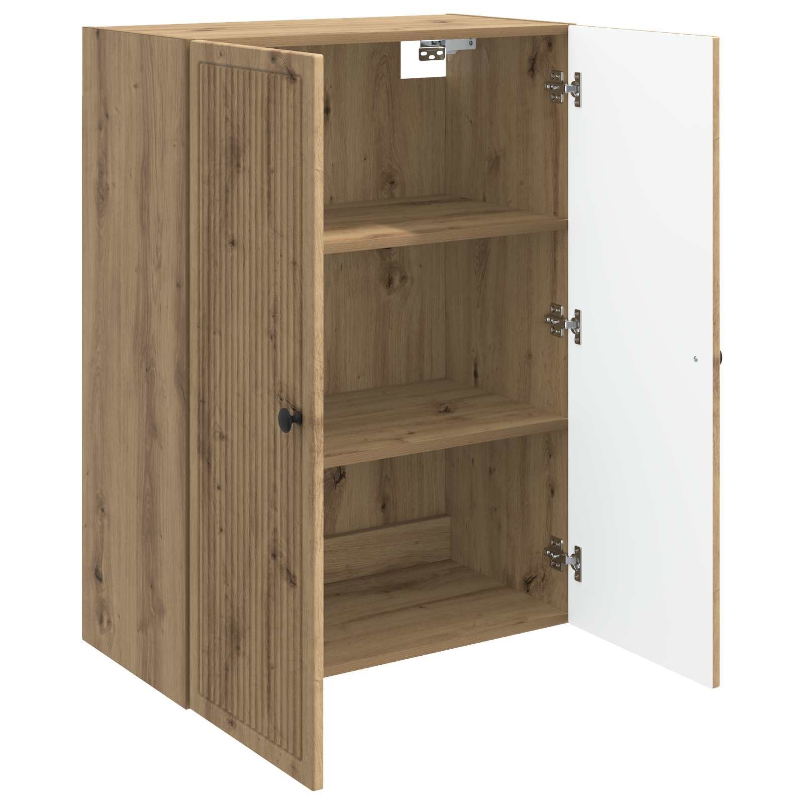 vidaXL Hängeschrank 66 x 34,5 x 90 cm Hängeschrank Wandschrank Artisan-Eiche 66x34,5x90 cm