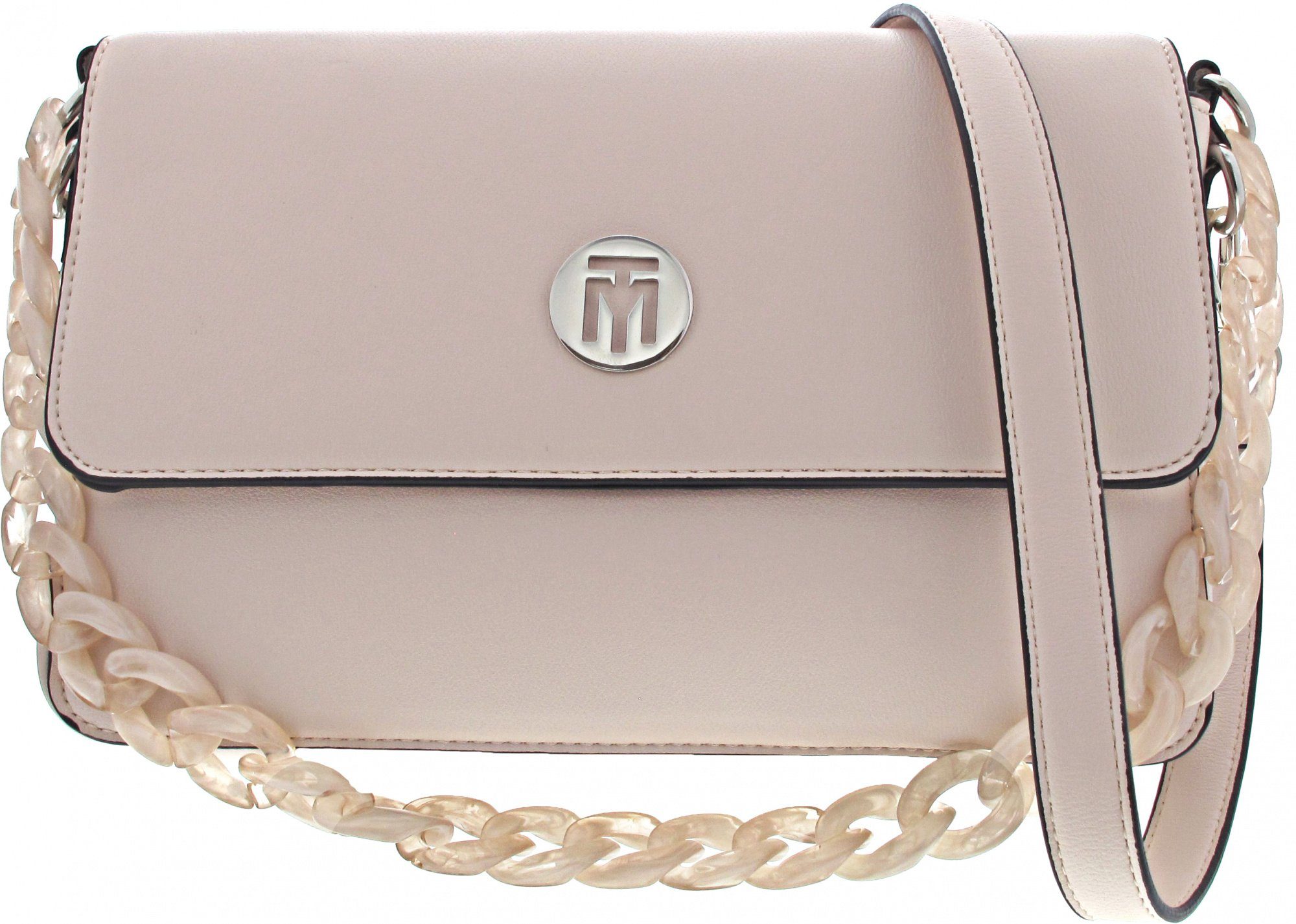 MARCO TOZZI Damen Umhängetasche Beige - Praktische Ledertasche Für Alltag