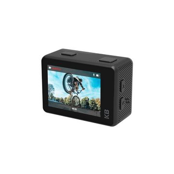 kaiser baas Kaiser Baas Action-Cam X450 Real 4K 30FPS Action Cam (4K Ultra HD, WLAN (Wi-Fi), Real 4K 30 FPS, 40m wasserdicht, Sony Sensor, Gyro Stabilisierung, Touchscreen)
