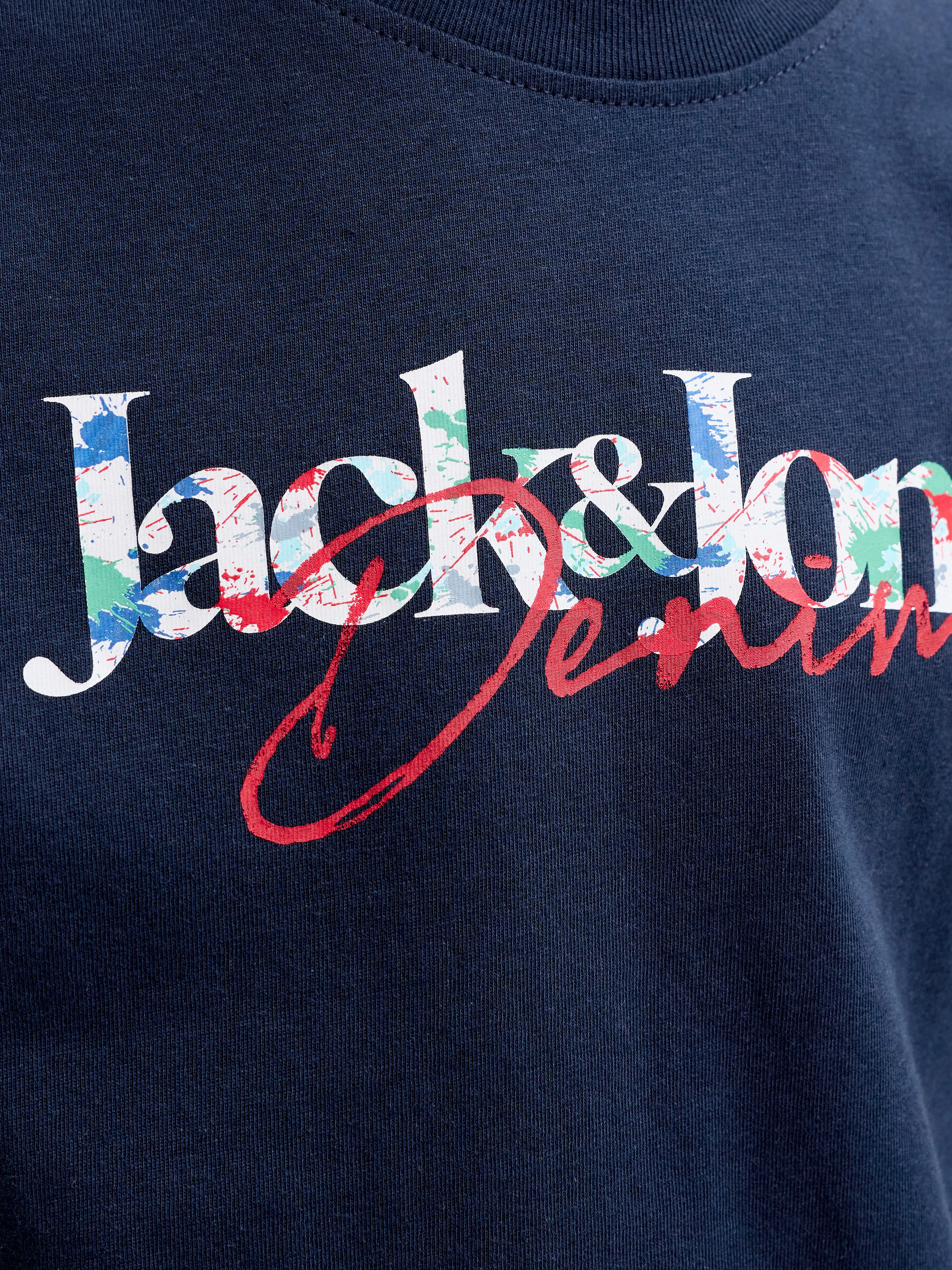 Jack & Jones Junior Rundhalsshirt JJTOM TEE SS CREW NECK SN JNR Baumwolle, regular fit – Bild 3 von 5