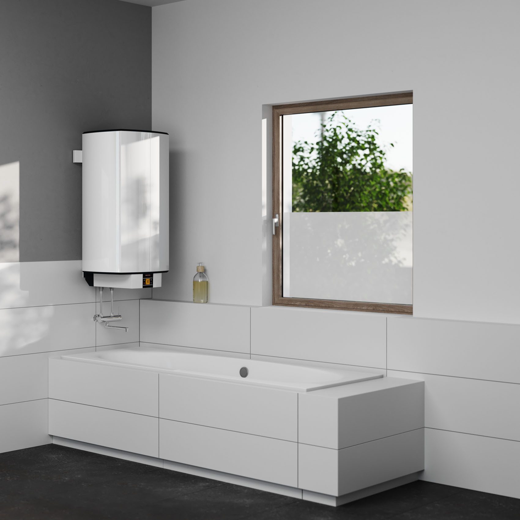 STIEBEL ELTRON Wandspeicher SHZ 120 LCD, (max. 95°C), 120 l, druckfest, gradgenaue Wunschtemperatur, ECO-Funktion