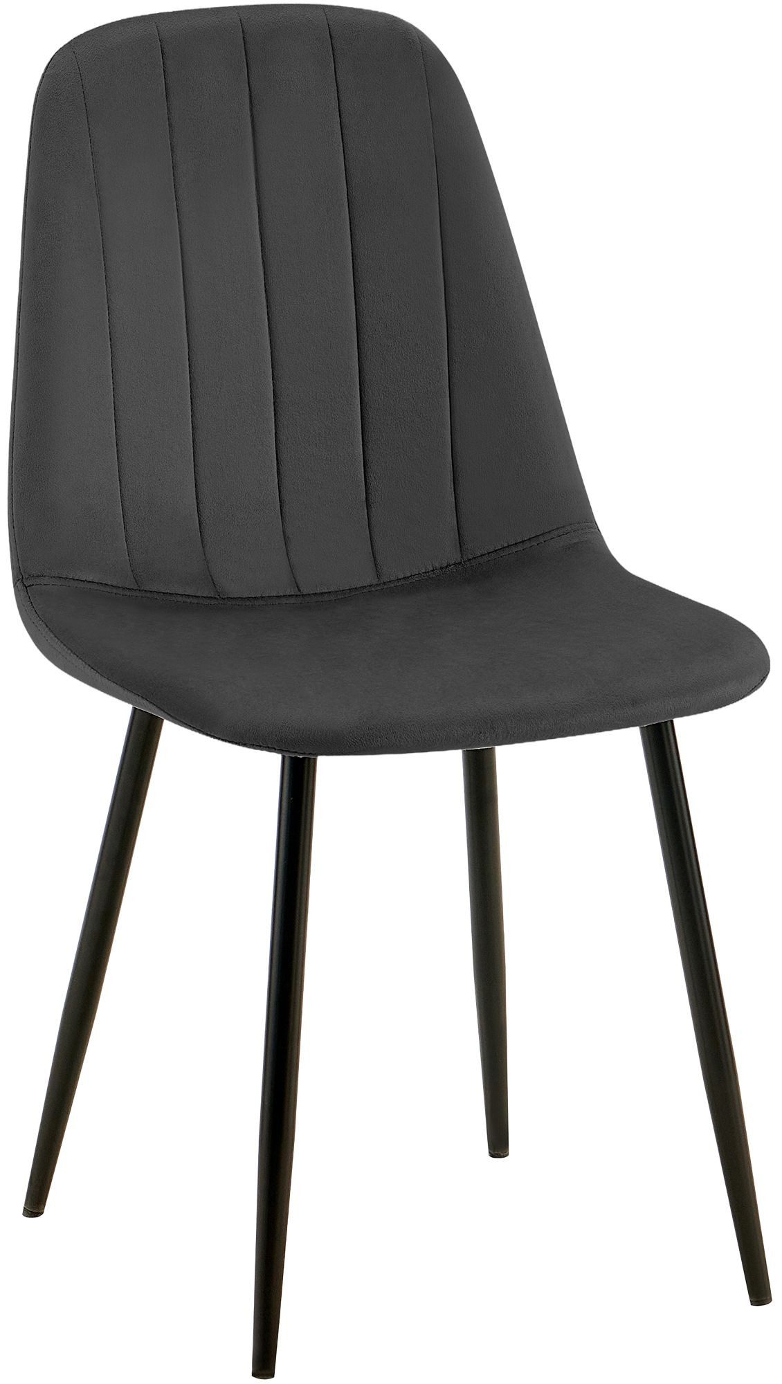 furnicato Esszimmerstuhl Baxter 88x45x54 cm dunkelgrau (1 St)