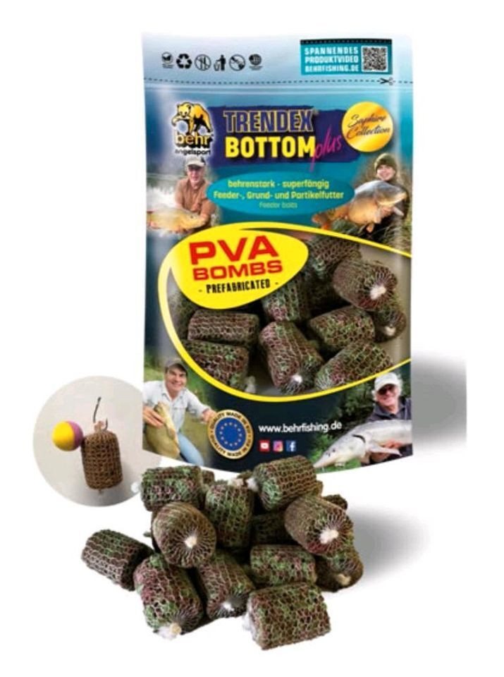 Behr Kunstköder Behr PVA Bombs, 20 Stück - in 9 ver. Aromen erhältlich - Partikel, sehr aromatisch