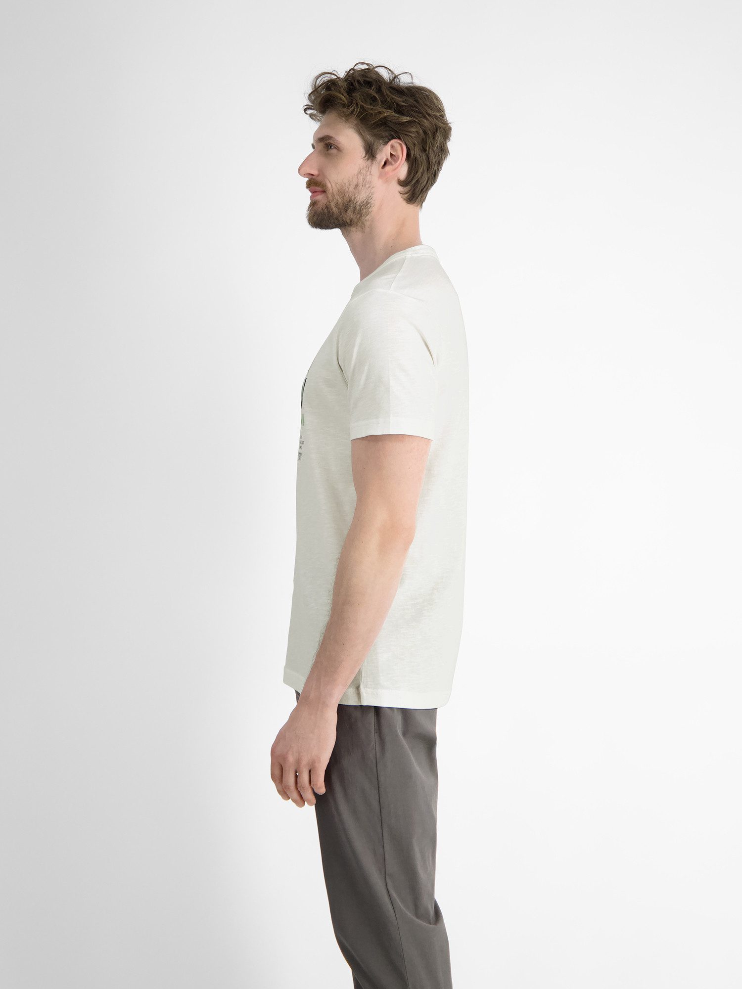 LERROS T-Shirt Herren T-Shirt mit Brustprint