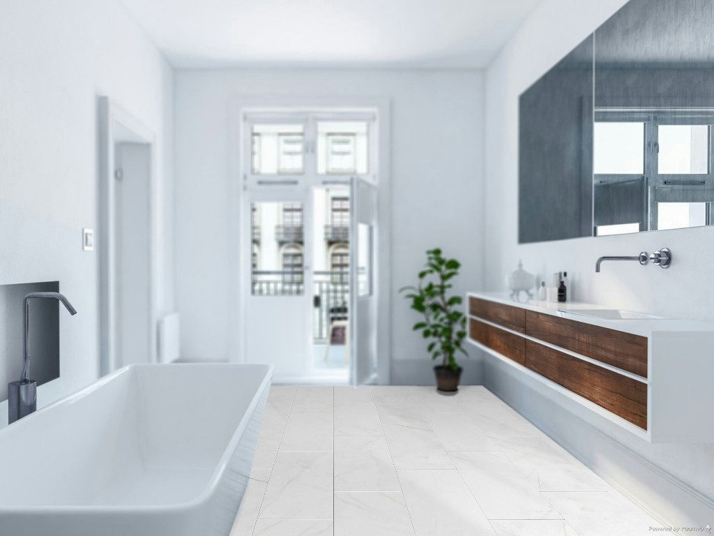 FALQUON GmbH Designboden Falquon Designboden The Floor SPC Stone Stein Weiß 6 mm