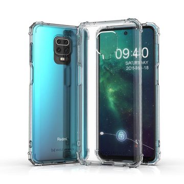 cofi1453 Bumper cofi1453® Panzerhülle Bumper Wozinsky Armor SchutzHülle für Xiaomi Redmi Note 9 Pro Silikon Hülle Panzerschale Panzer in Transparent