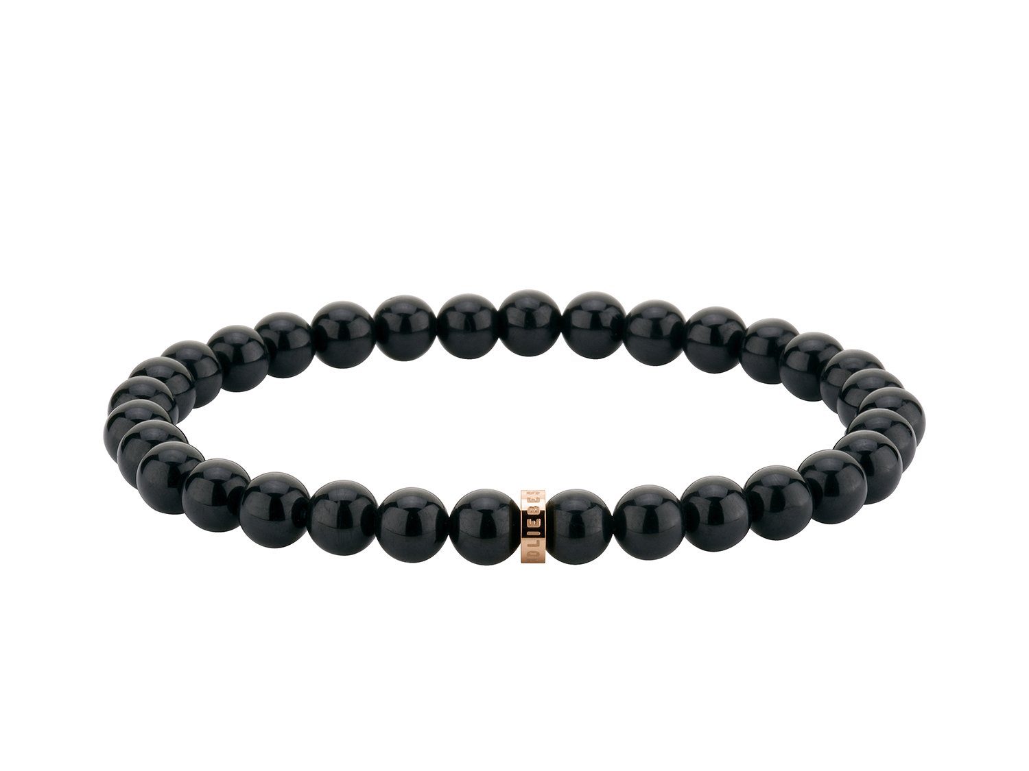 Armband The Black Turmalin Edelstahl