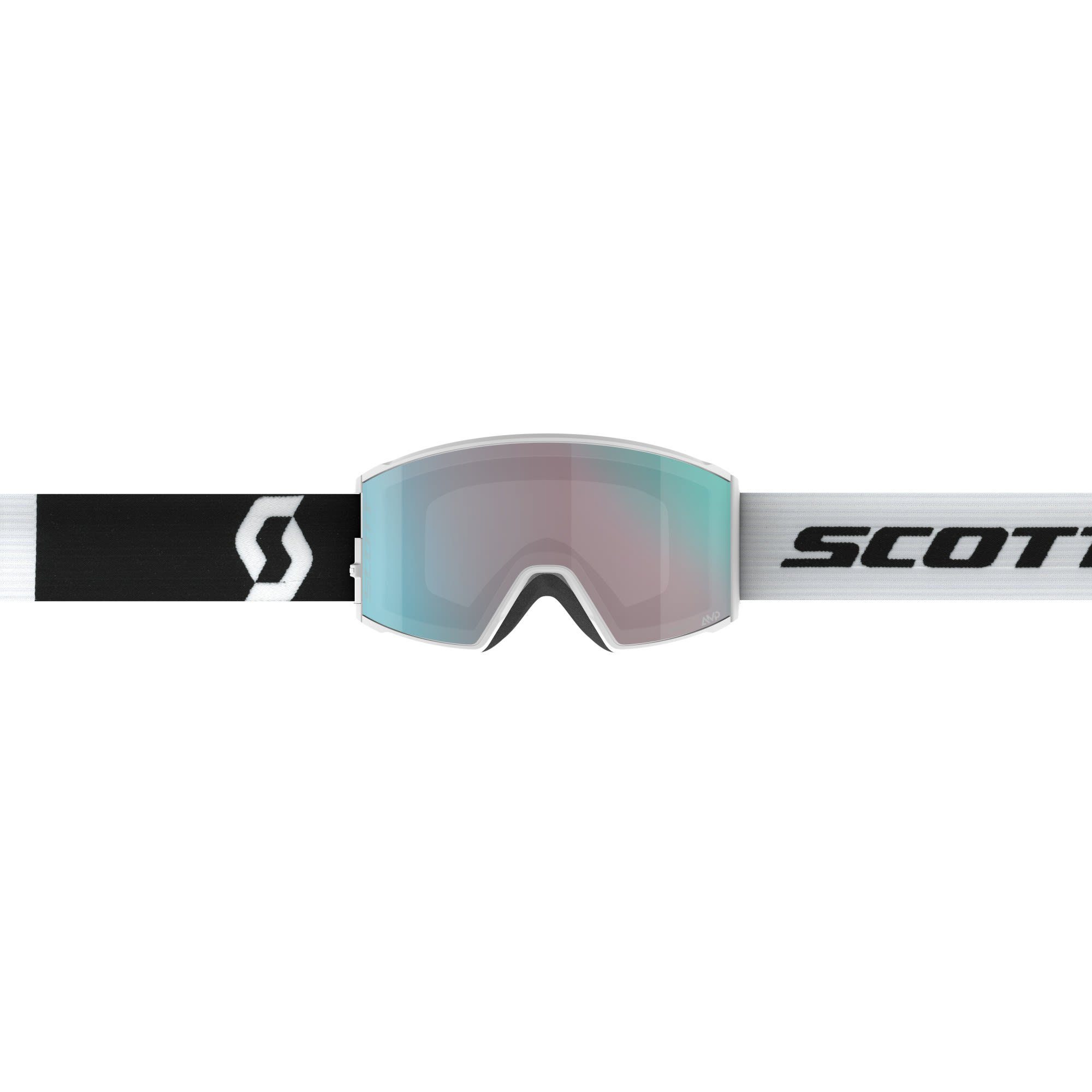 Team White Enhancer Black Scott - Aqua - Scott Skibrille React Chrome Accessoires Goggle