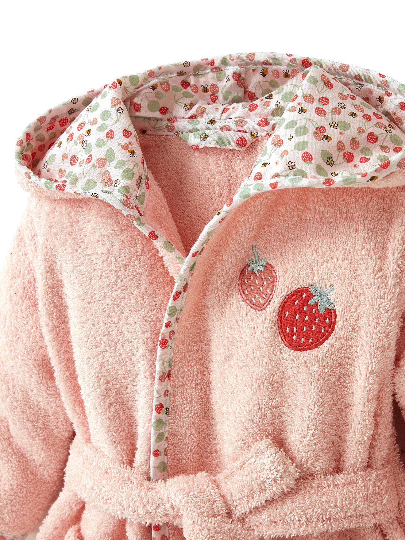 vertbaudet Bademantel Baby Bademantel BIENENGARTEN, Frottee