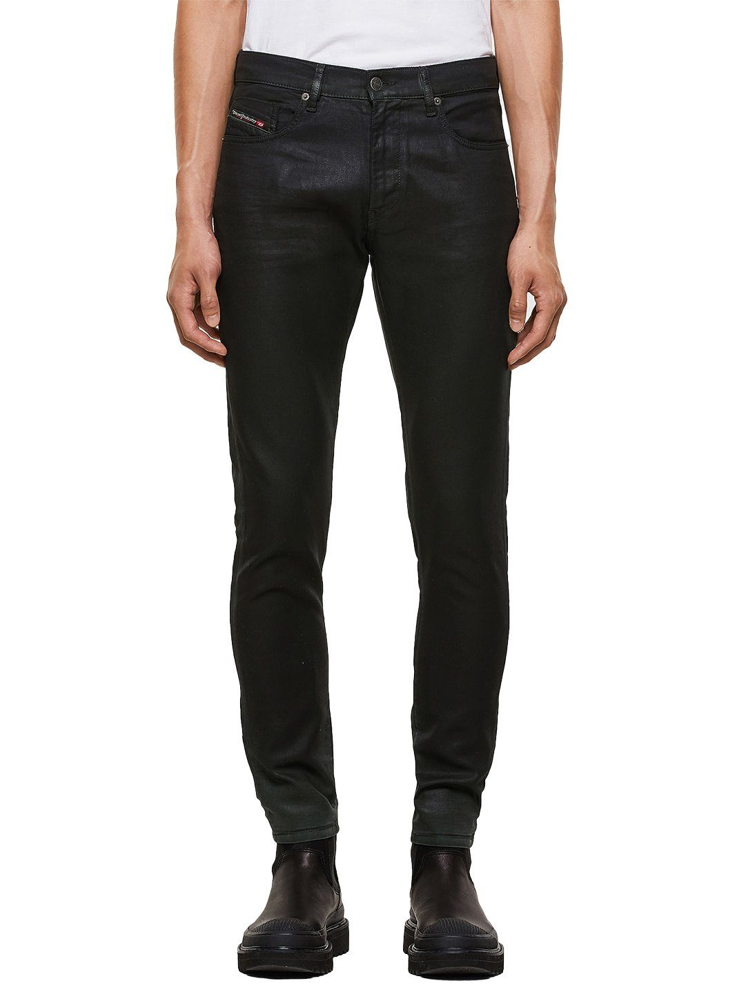 Diesel Slim-fit-Jeans Beschichtete JoggJeans - D-Strukt 069QX - Länge:32 | Stretchjeans
