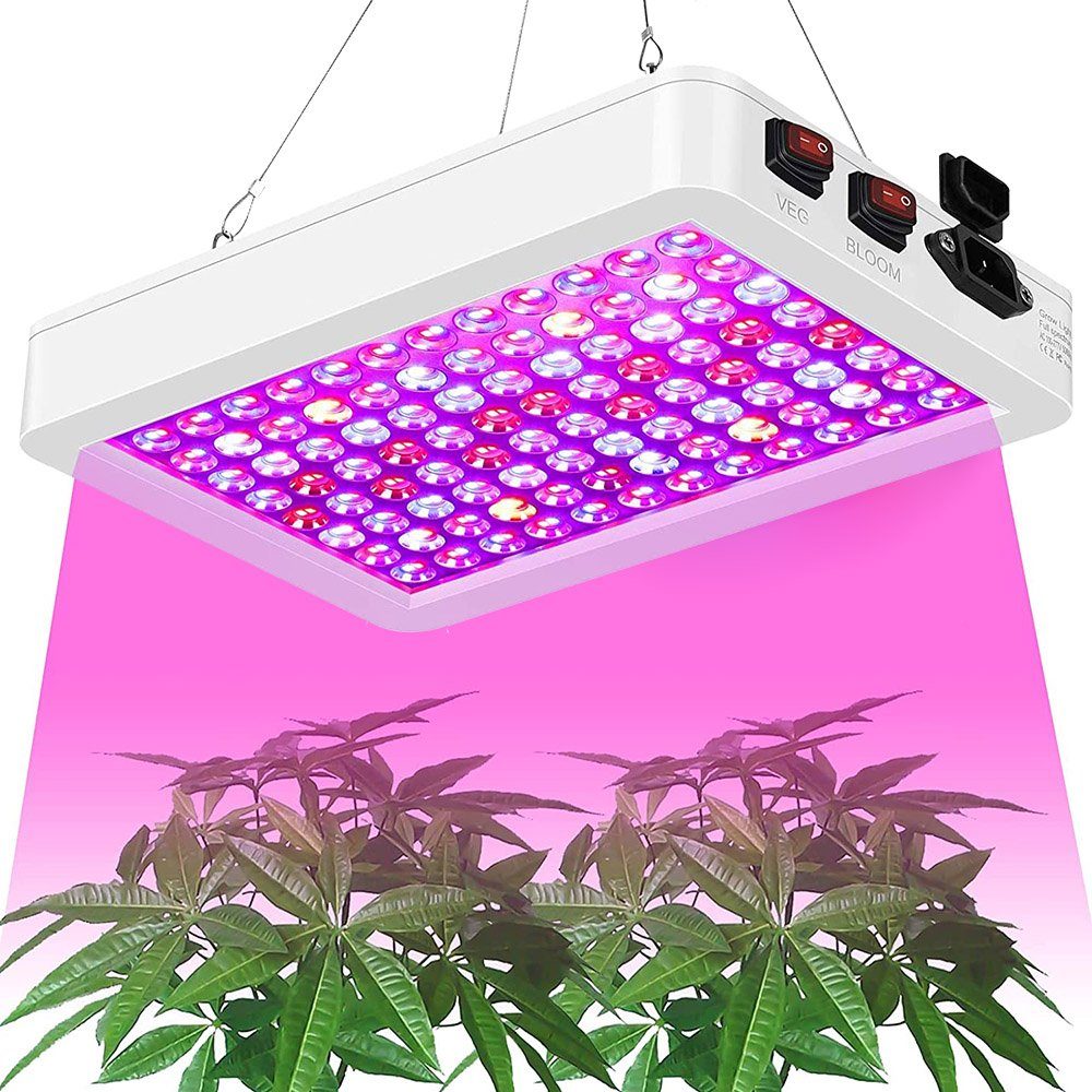 Rosnek Pflanzenlampe Vollspektrum, Doppelschalter, für Zimmerpflanzen günstig online kaufen