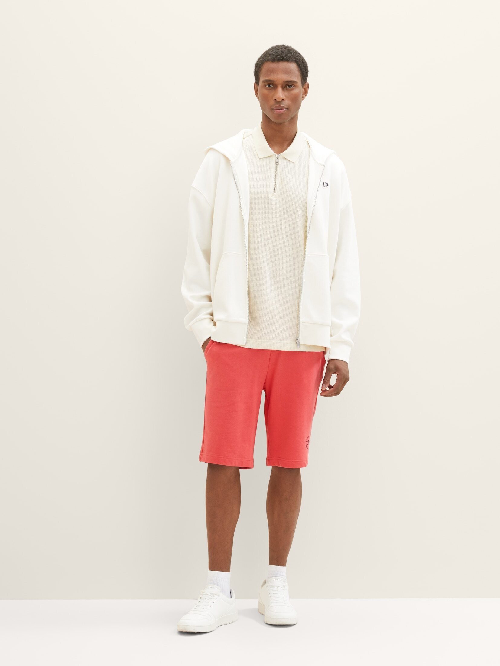 Basic TAILOR red Sweathose TOM Sweatshorts berry soft