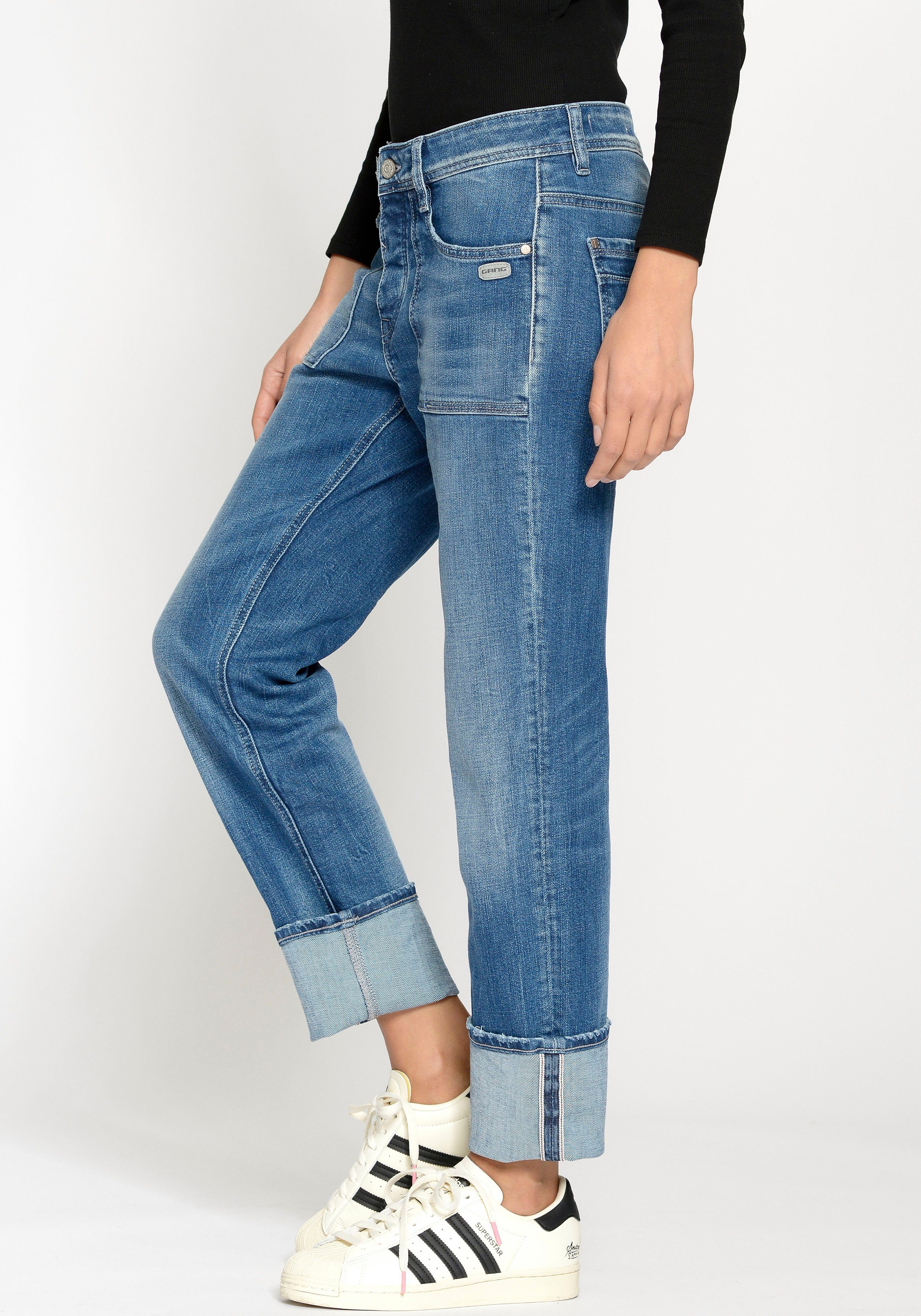 GANG Boyfriend-Jeans 94NICA WORKER cooler, androgyner Look günstig online kaufen