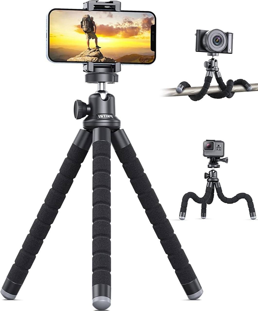 Diyarts Kamerastativ (360° drehbares, Reisestativ, für iPhone & Android-Smartphones)