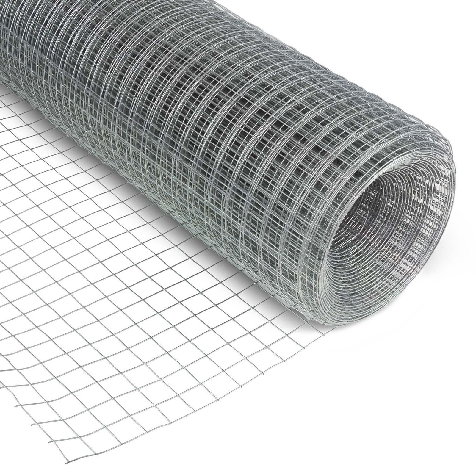 DEMA Geflechtzaun Drahtgitter 4eck 19mm 1x20m verzinkt