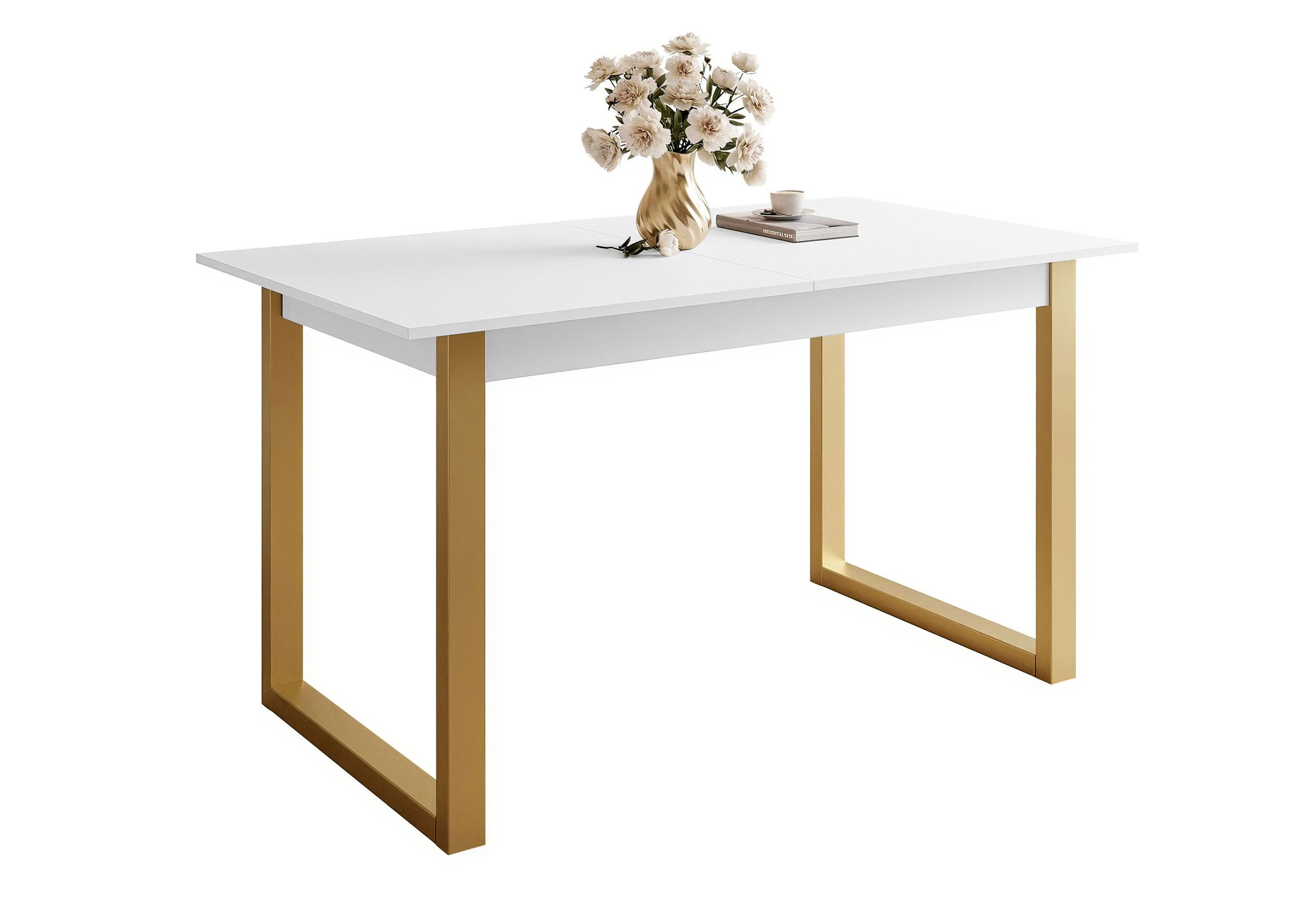 Lookway Esstisch ARTON GOLD II 140 cm ausklappbarer Tisch für 6-8 Personen, günstig online kaufen