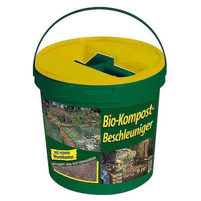 Gärtner's Kompostbeschleuniger Bio-Schnellkomposter 7,5Kg mit Wurmhumus im Eimer mit Streuschaufel
