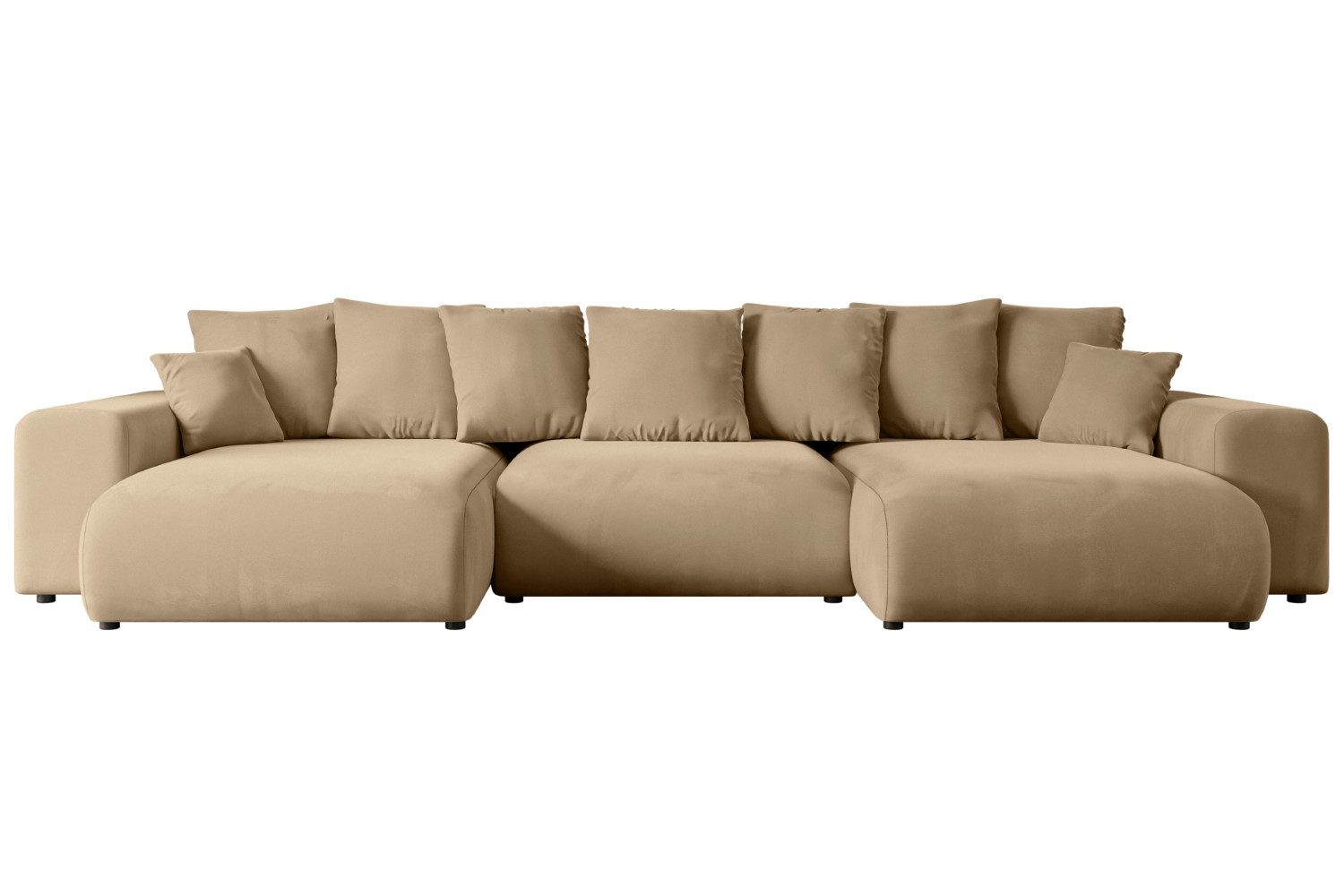 ALTDECOR Wohnlandschaft ESKAR-U, Couch mit Schlaffunktion, Wohnzimmer - Wohnlandschaft, Corner Sofa Bett Eckcouch Couch L-Form Schlafcouch Ausziehbar