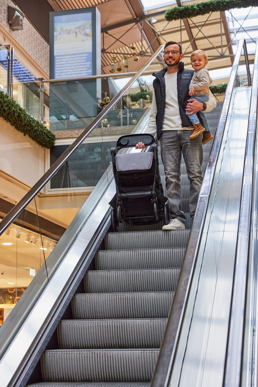 Hauck Shop N Care children's buggy, grey, load capacity up to 22 kg; compatible with infant car seat