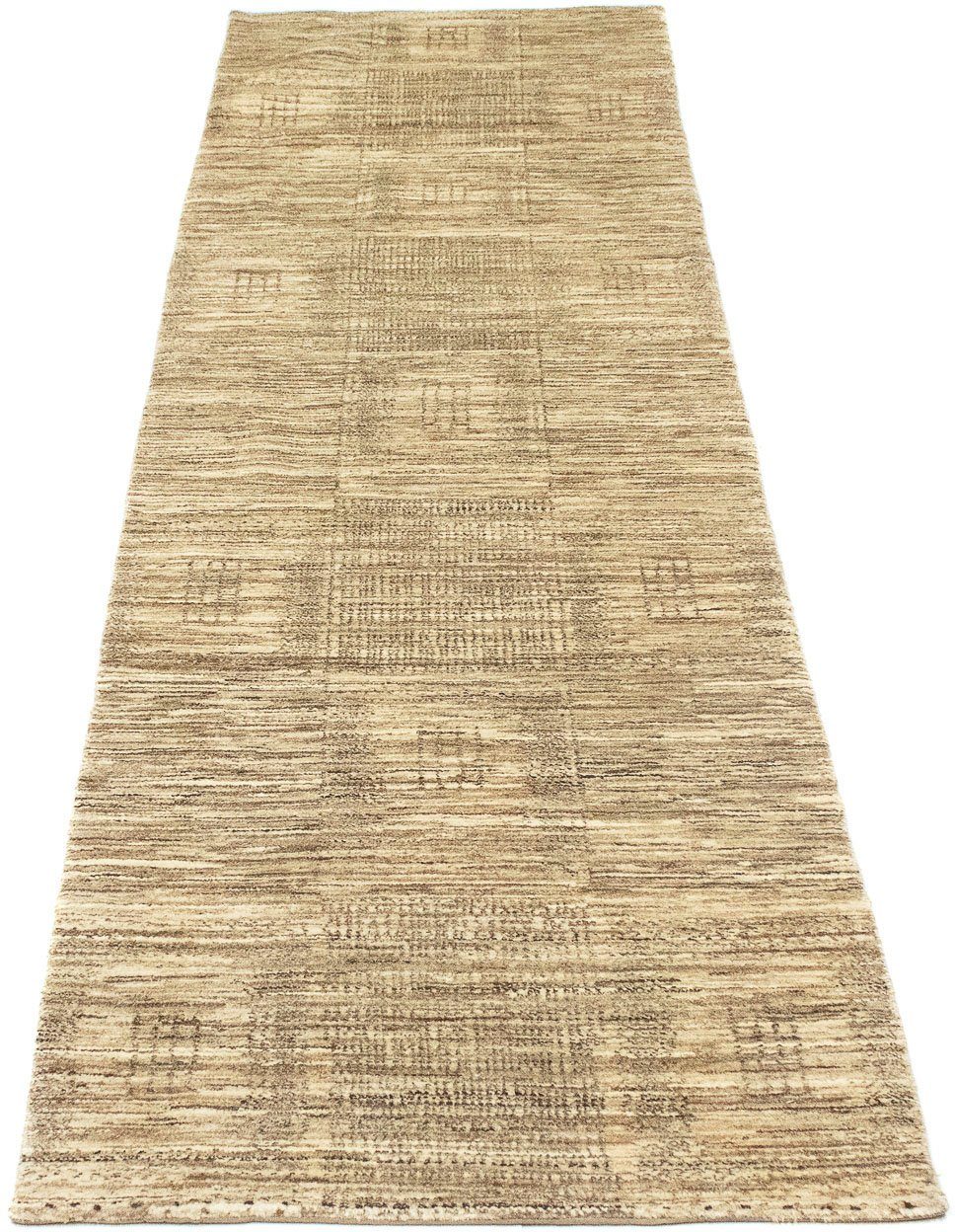 Wollteppich Gabbeh Teppich morgenland, mm, 18 Höhe: handgeknüpft rechteckig, natur, handgeknüpft