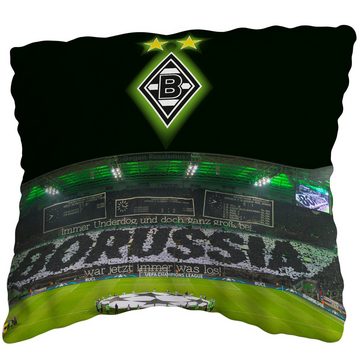 BERONAGE Dekokissen Borussia Mönchengladbach Kissen Borussia Park 40x40