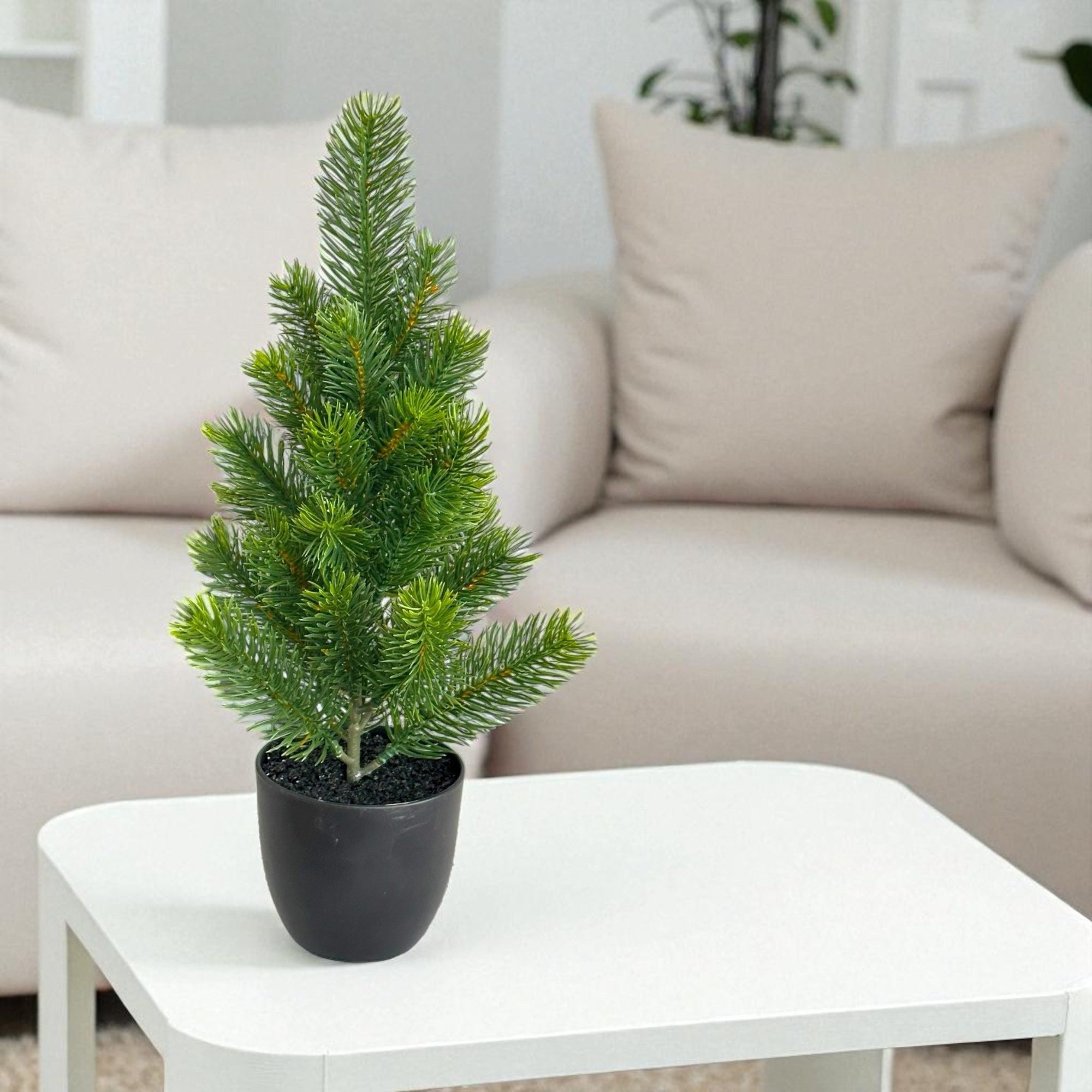 Kunstbaum Künstlicher TANNENBAUM im TOPF. Weihnachtsbaum, günstig online kaufen