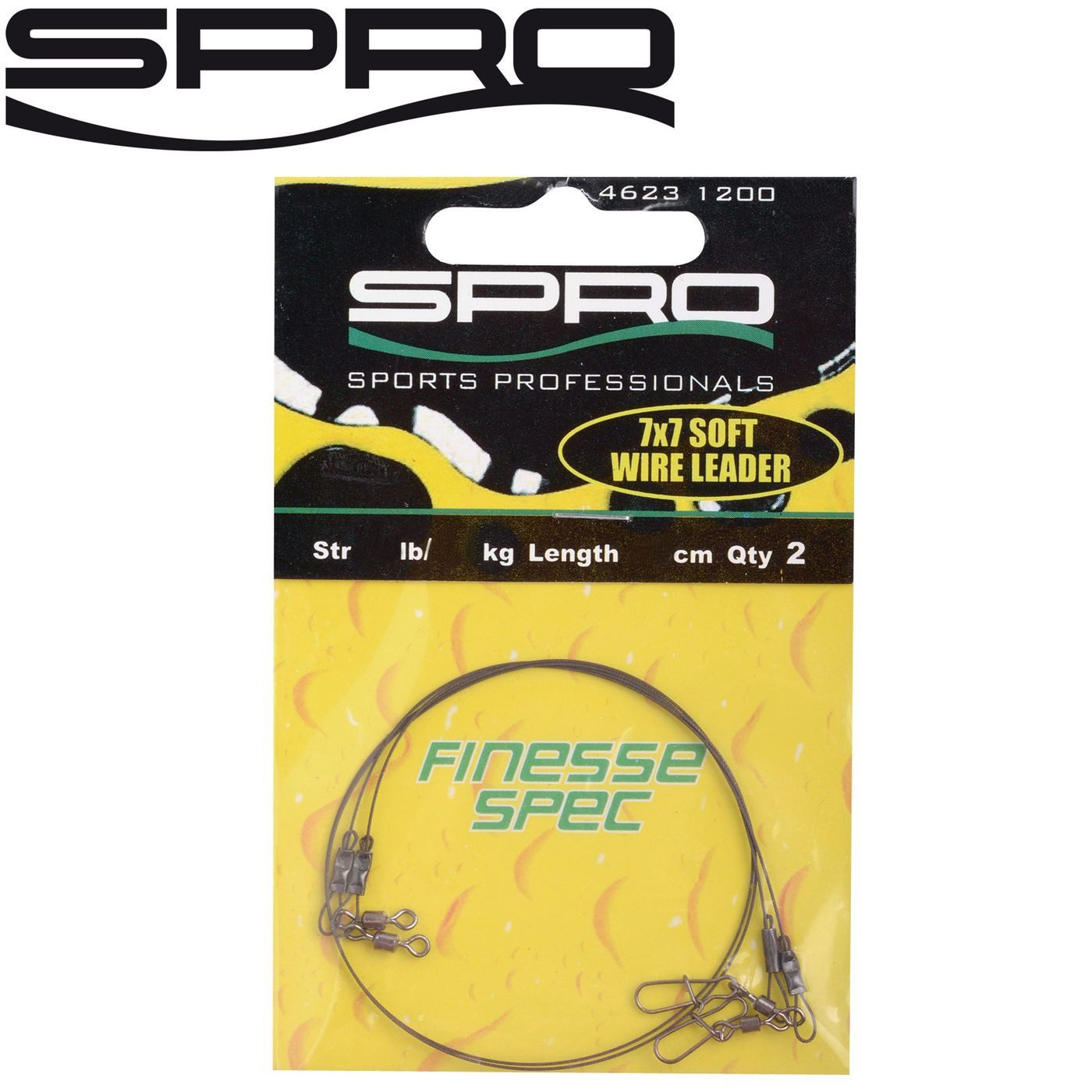 SPRO Kunstköder Spro Pike Fighter Finesse Spec 7x7 - 2 Stahlvorfächer