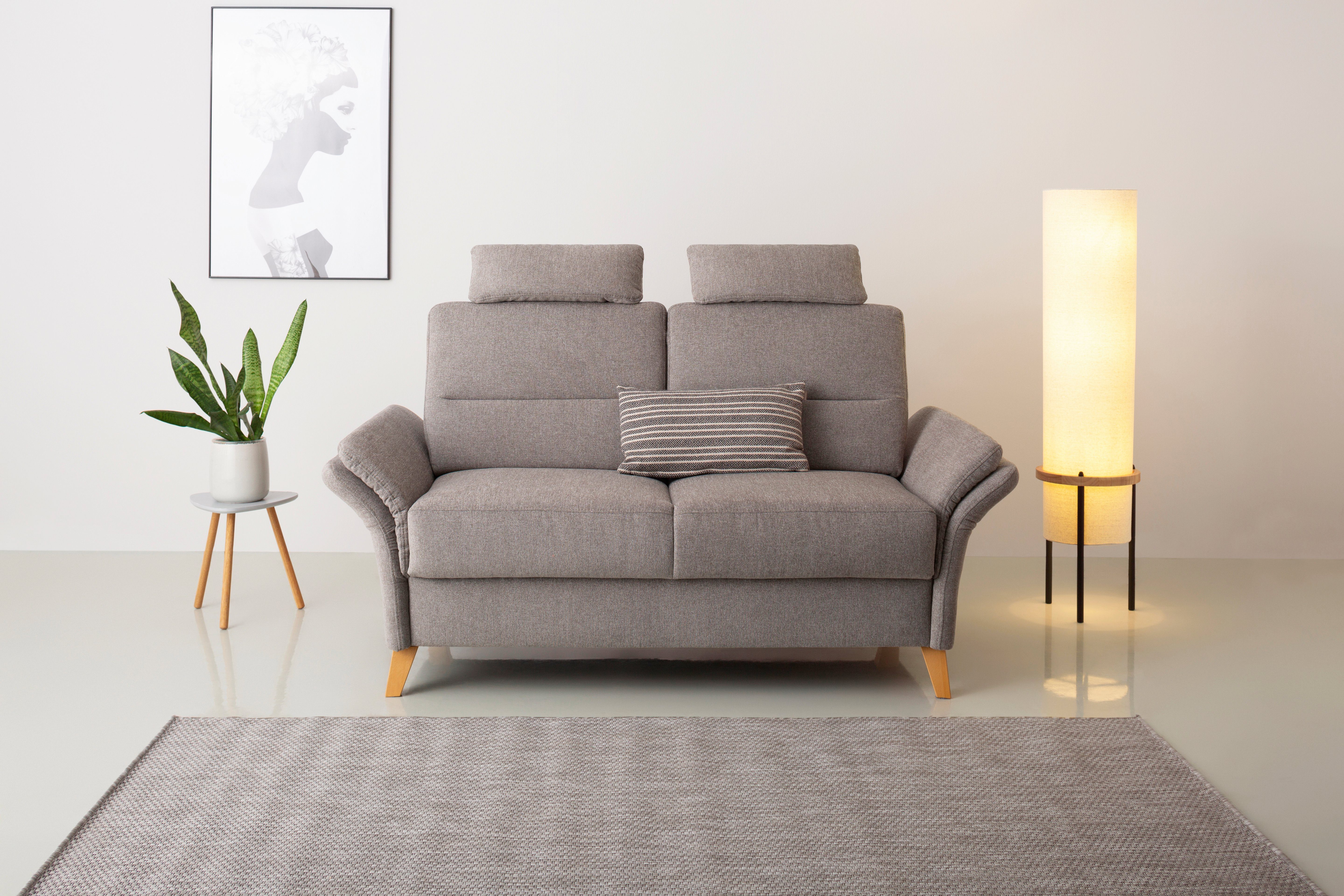 Home affaire 2-Sitzer "Westerland" Federkern-Polsterung. wahlweise mit Arml günstig online kaufen