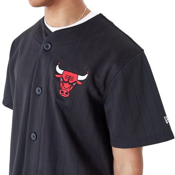 New Era Print-Shirt Oversize Pinstripe Jersey Chicago Bulls