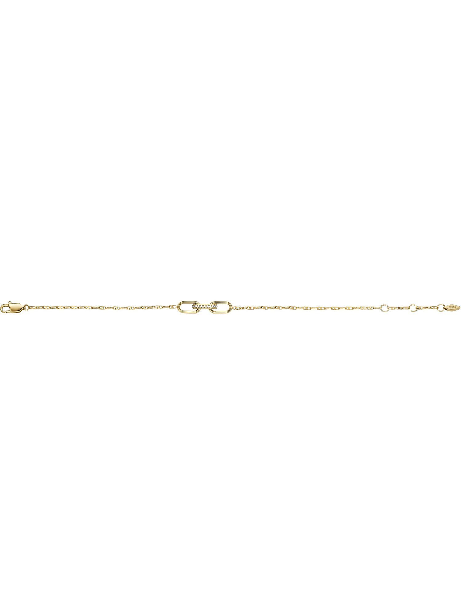 Fossil Armband Fossil Damen-Armband Edelstahl Glasstein, HERITAGE günstig online kaufen