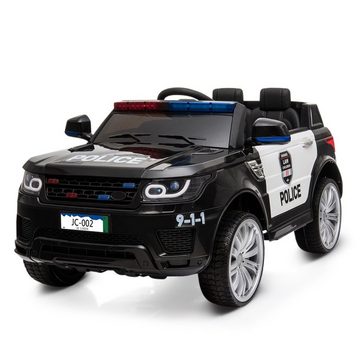 Moni Elektro-Kinderauto Kinder Elektroauto Squad JC002, Musikfunktion 2 Motoren Gurt Sirenenleuchten