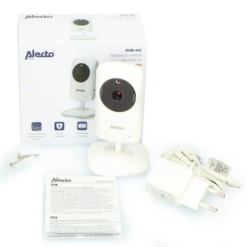 Alecto Video-Babyphone DVM-64C, Zusätzliche Kameraeinheit in Weiß/Taupe für unser DVM-64