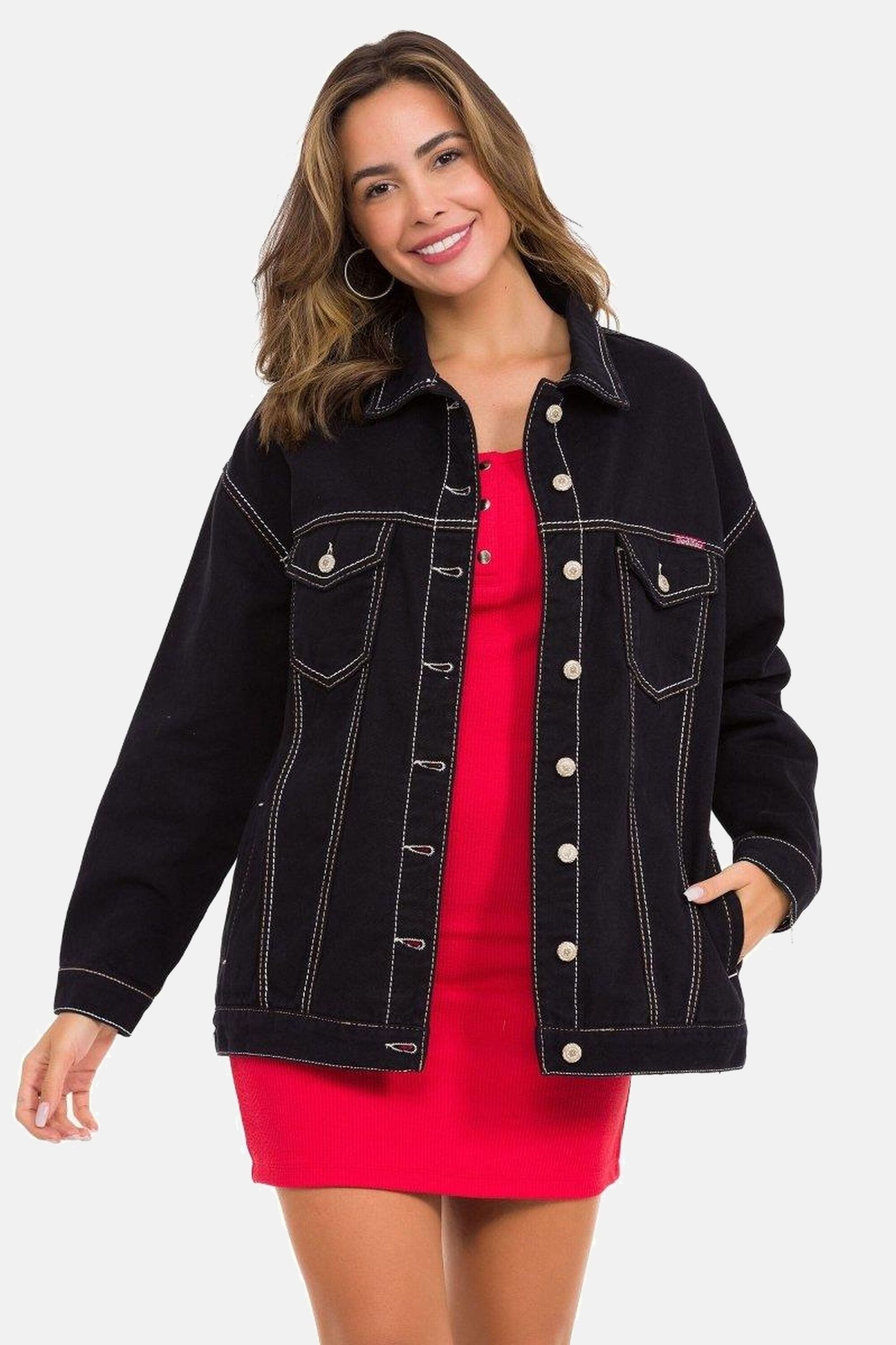Cipo & Baxx Jeansjacke Jeansjacke mit günstig online kaufen