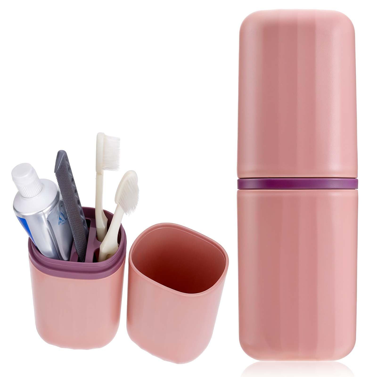 FOUORTUNATE-BEE Zahnputzbecher 3-in-1 Reise-Zahnbürstenbox mit Bechern – Tr günstig online kaufen