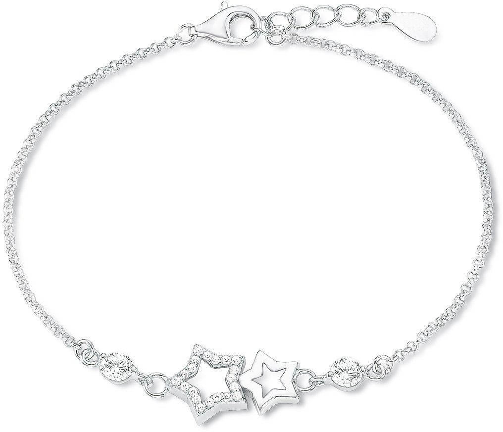 Amor Armband Sterne, mit Zirkonia (synth)