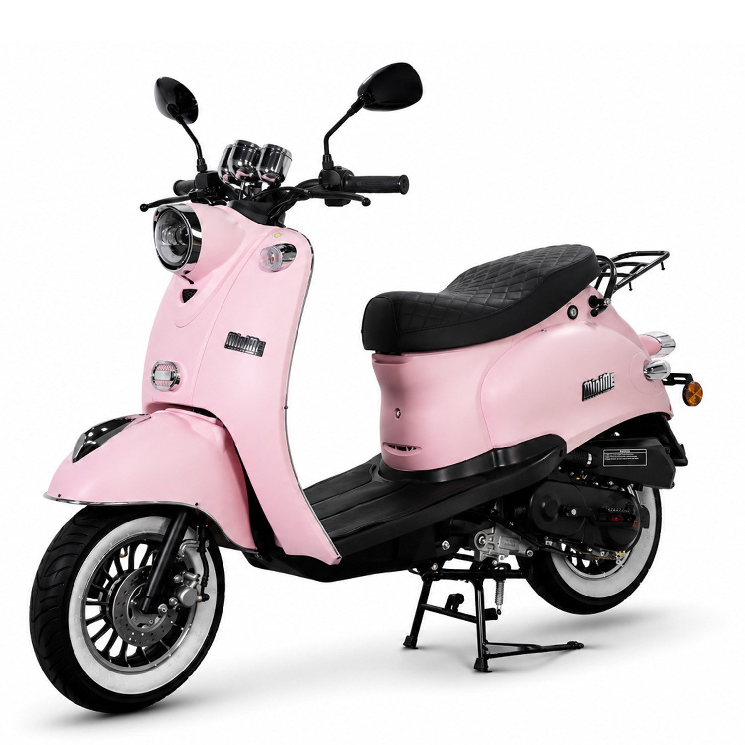 Burnout Motorroller MiniMe 2.0 Mattrosa 50 ccm 45 kmh, 50 ccm, 45 km/h, Euro 5, Unverwechselbares Retro Design, Moped