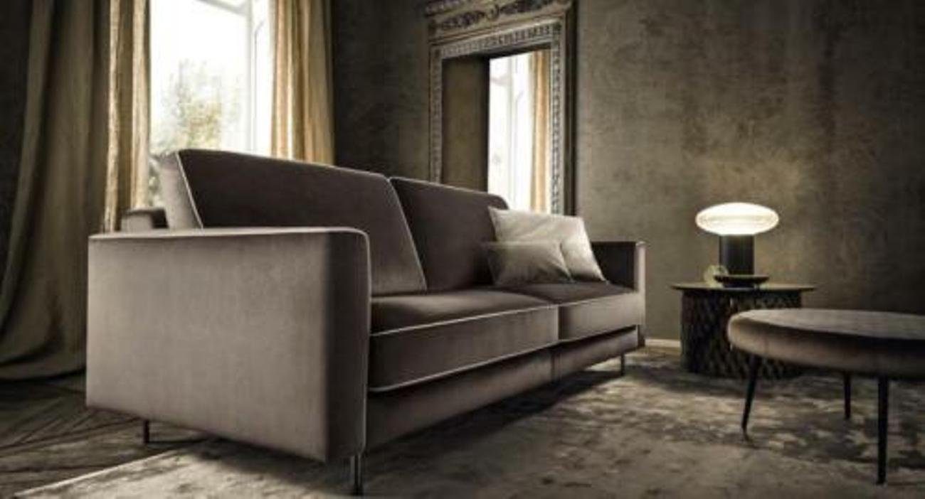 JVmoebel 3-Sitzer Sofa Design Luxus Polster Couch Modern Sofa 3 Sitzer, Made in Europe Braun