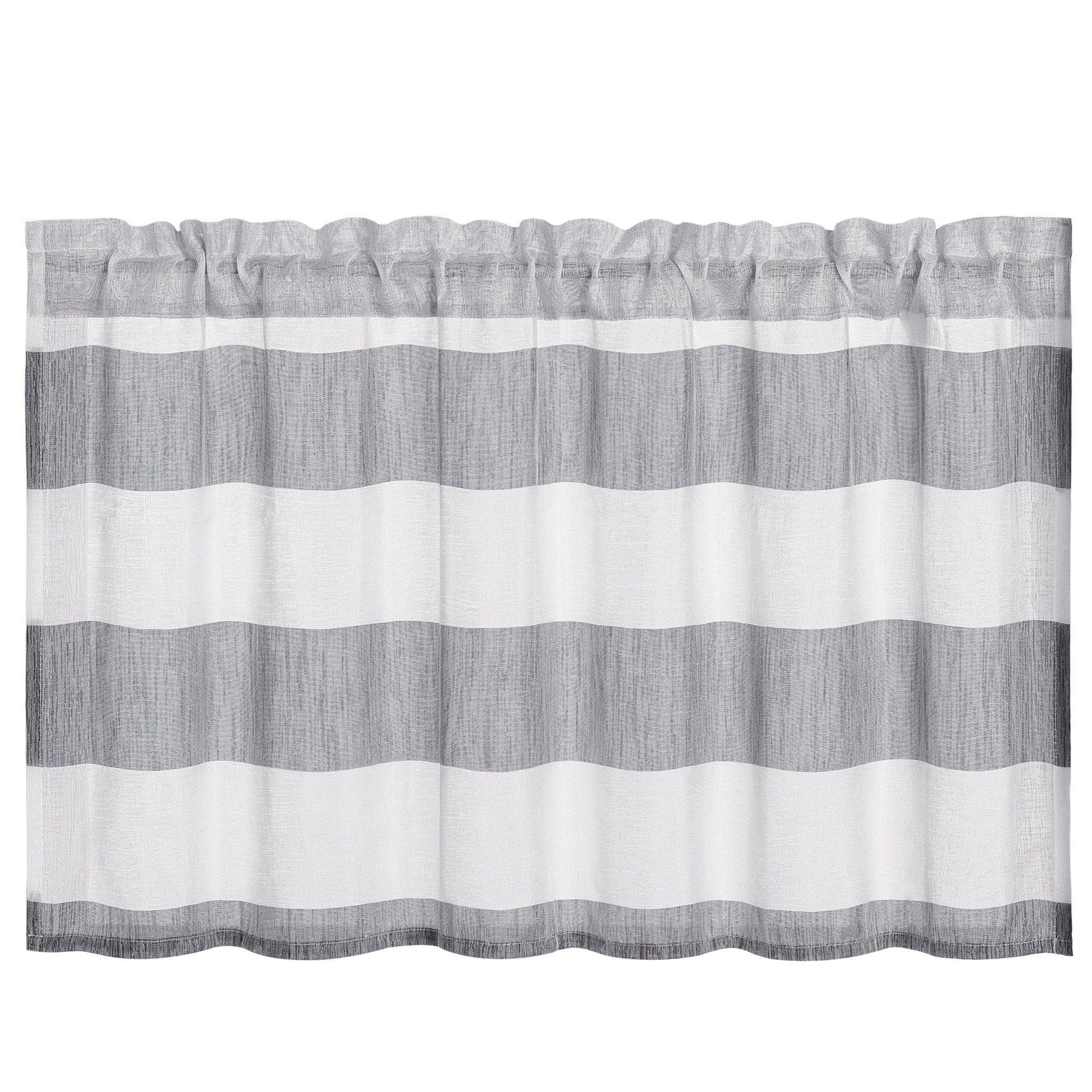 Joyswahl Scheibengardine Slike (1 St), Stangendurchzug, halbtransparent, Qu günstig online kaufen