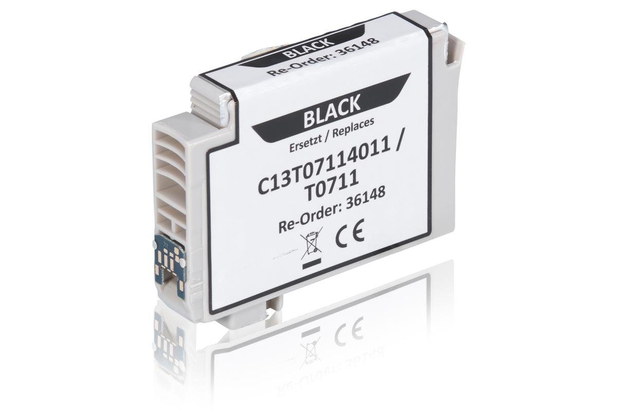 Inkadoo Inkadoo Epson C13T07114011 / T0711 Tintenpatrone Tintenpatrone Schwarz