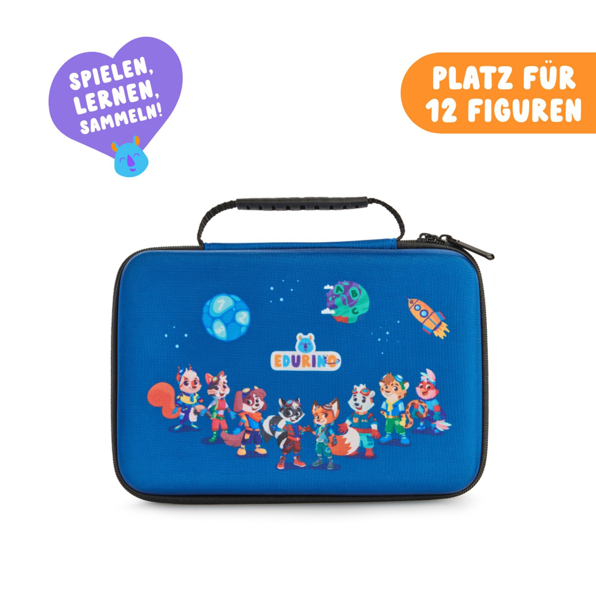 Edurino Aufbewahrungstasche Tasche Edurino Sammelmäppchen Aufbewahren von Figuren Large Blau