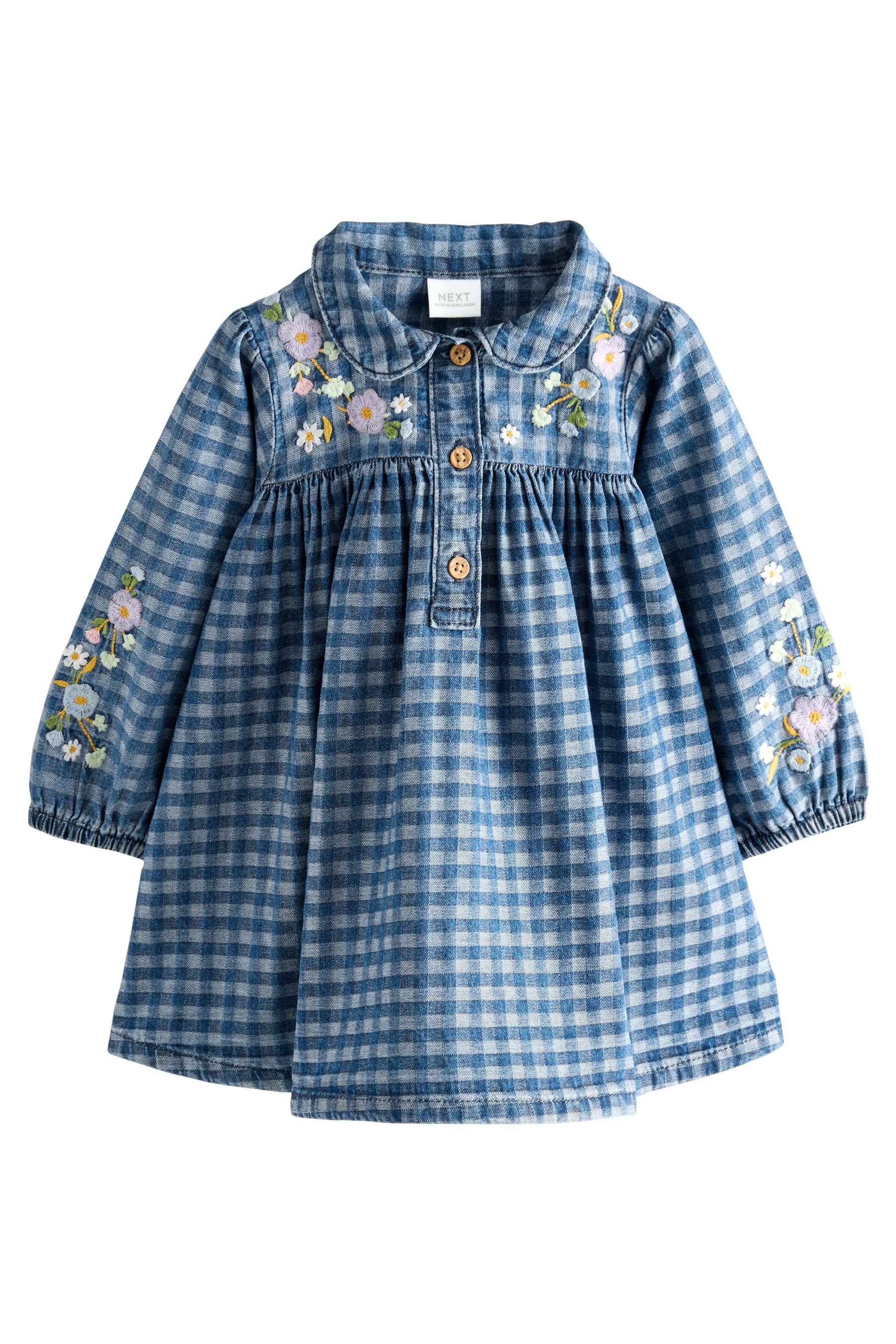 Next Hemdblusenkleid Langarmkleid mit Kragen (1-tlg) günstig online kaufen