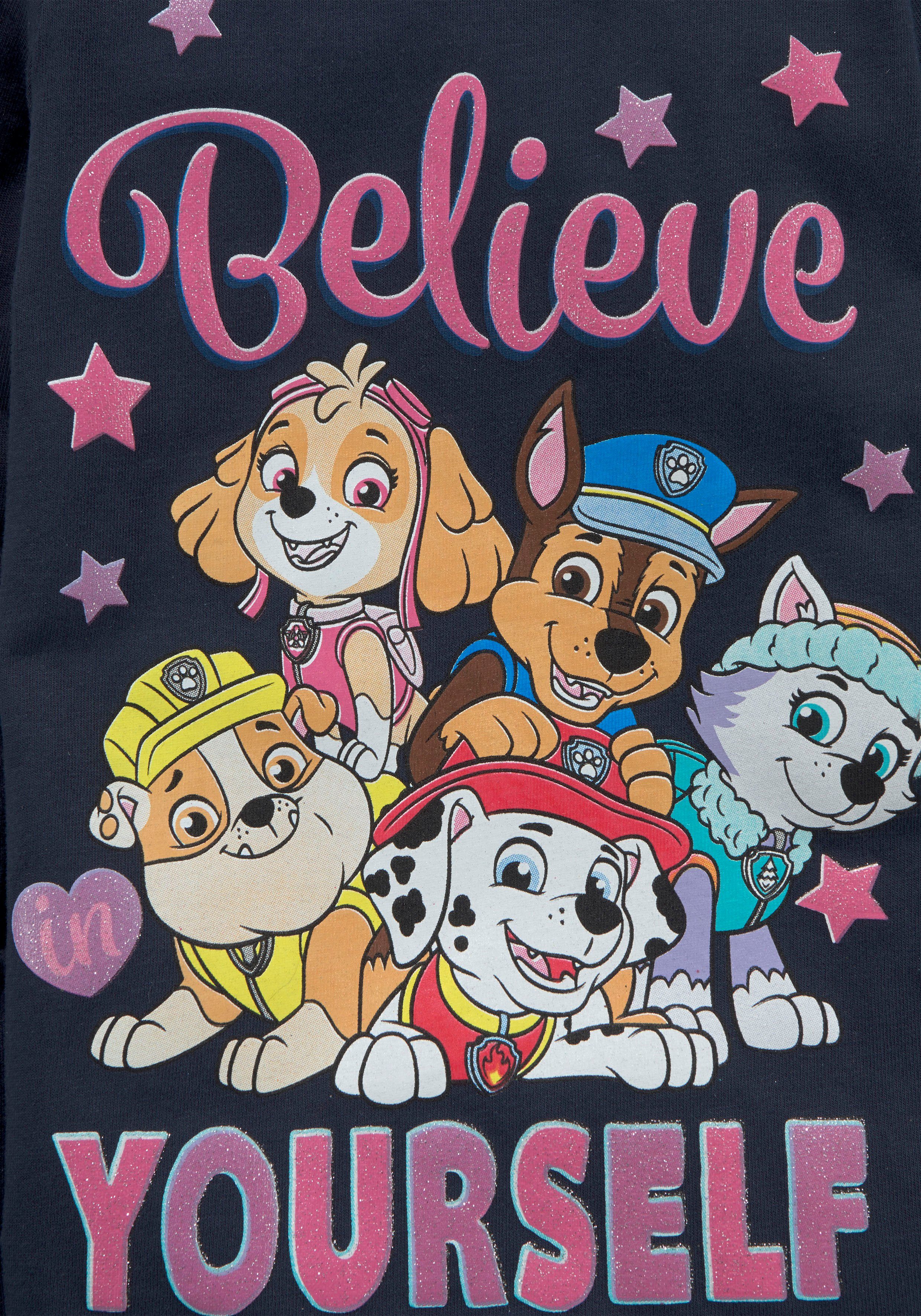 PAW PATROL Langarmshirt Schriftzug mit PAW PATROL Team – Bild 4 von 5