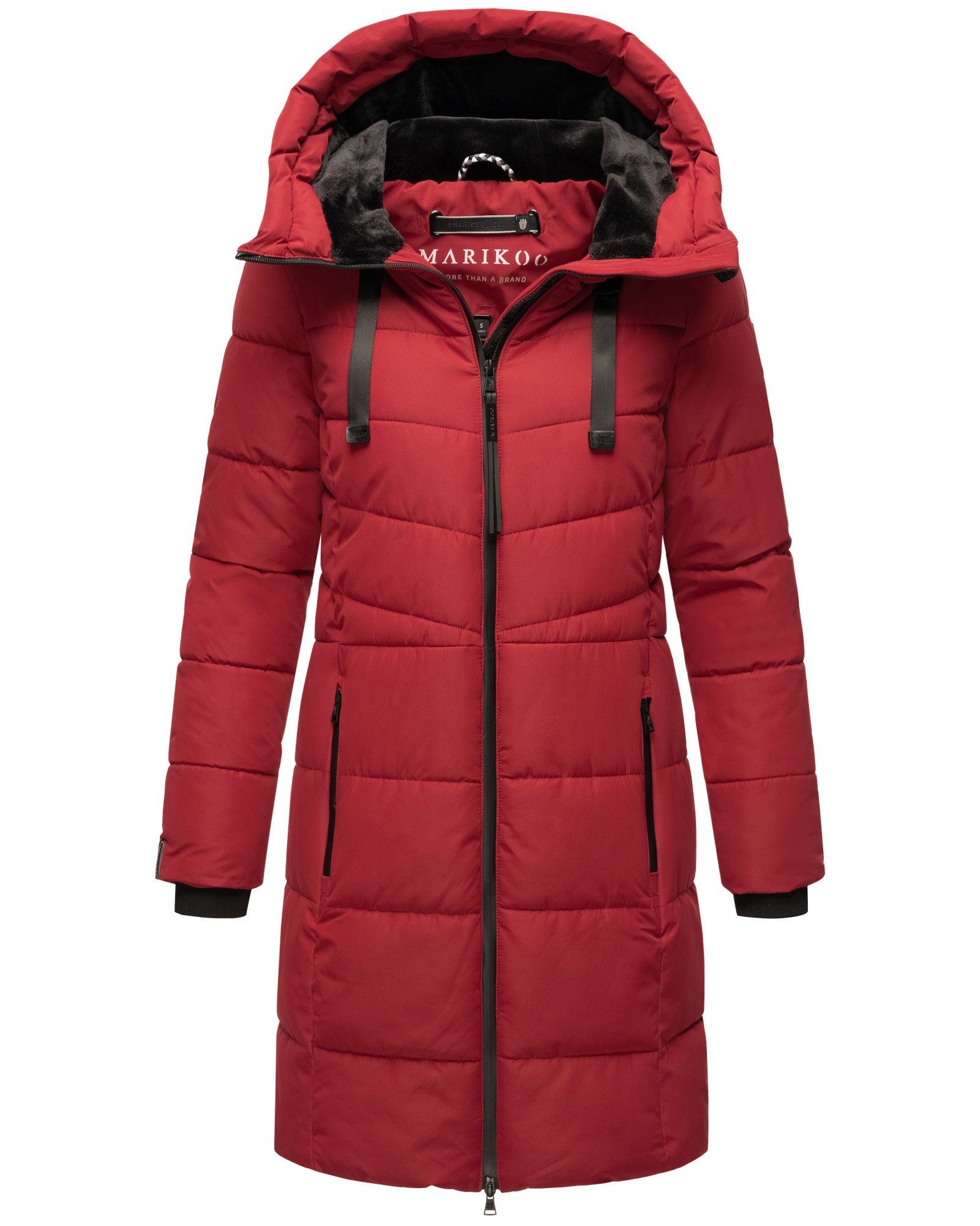 Marikoo Winterjacke Natsukoo XVI Stepp Mantel mit großer Kapuze