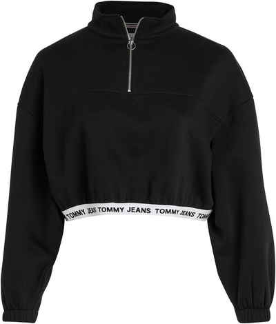 Tommy Jeans Curve Sweatshirt TJW CRV SUPER CROP WAISTBAND PLUS SIZE CURVE,mit Tommy Jeans Logo-Schriftzügen