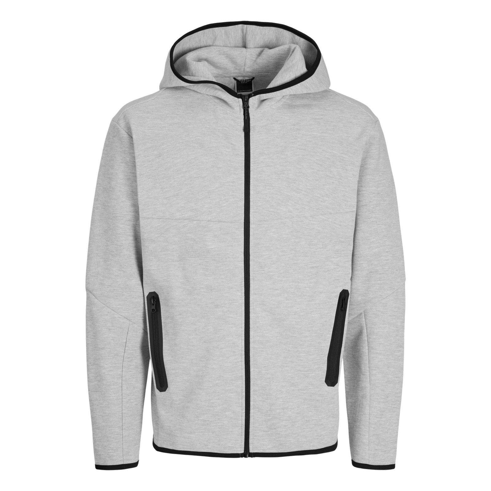 Jack & Jones Kapuzensweatjacke Sweat Zip Hood mit zwei Reißverschlusstaschen