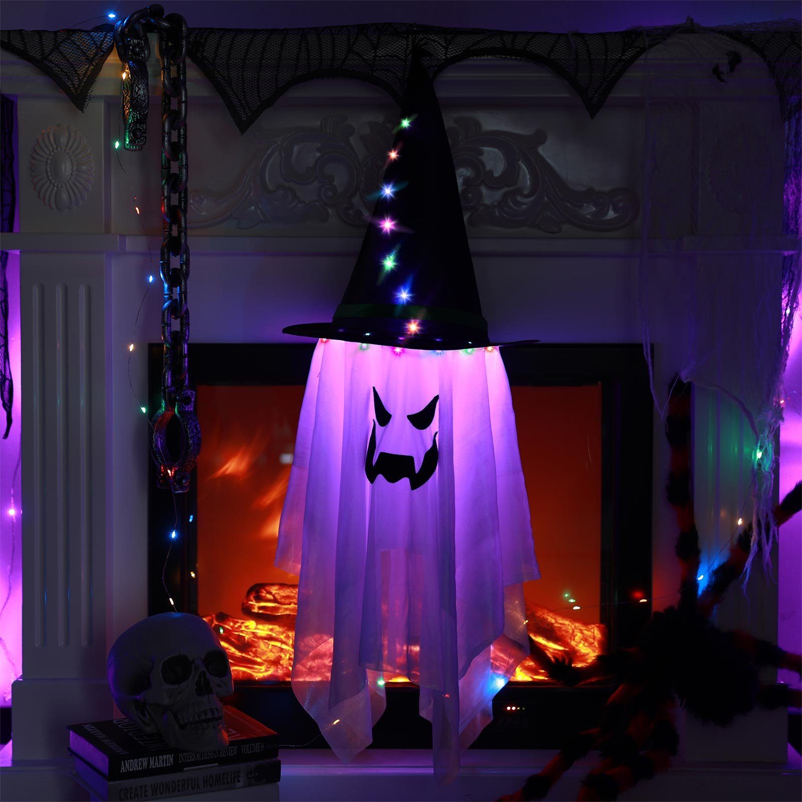 Qualra Dekohänger Halloween LED Lichter Geister günstig online kaufen