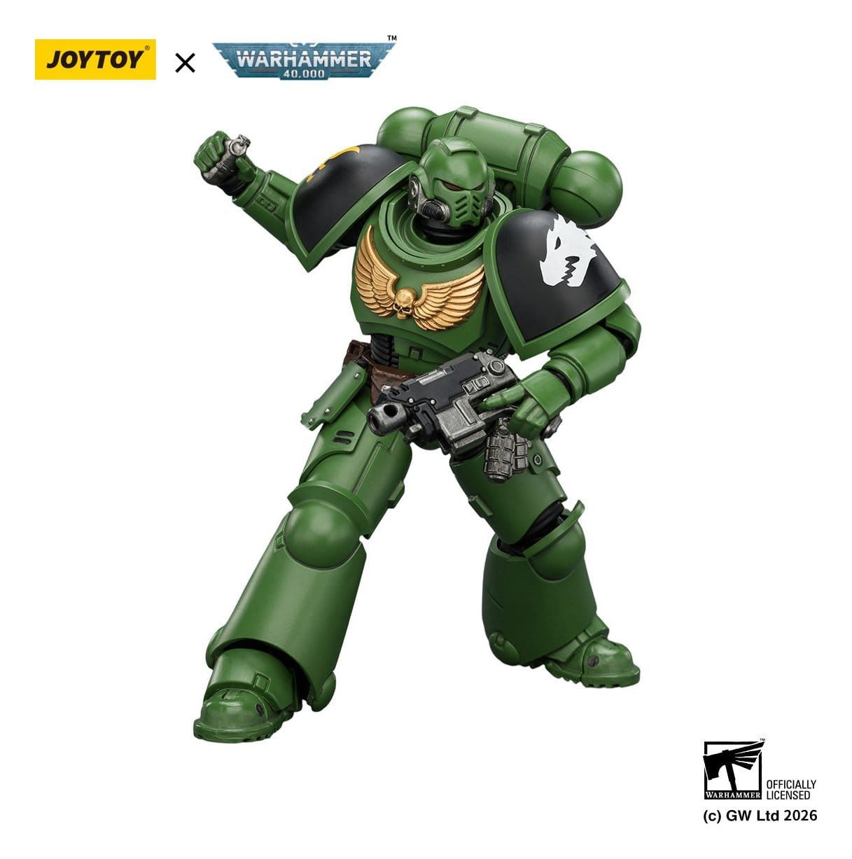 Joy Toy (CN) Actionfigur Warhammer 40,000 Actionfigur Salamanders Intercessor 12 cm