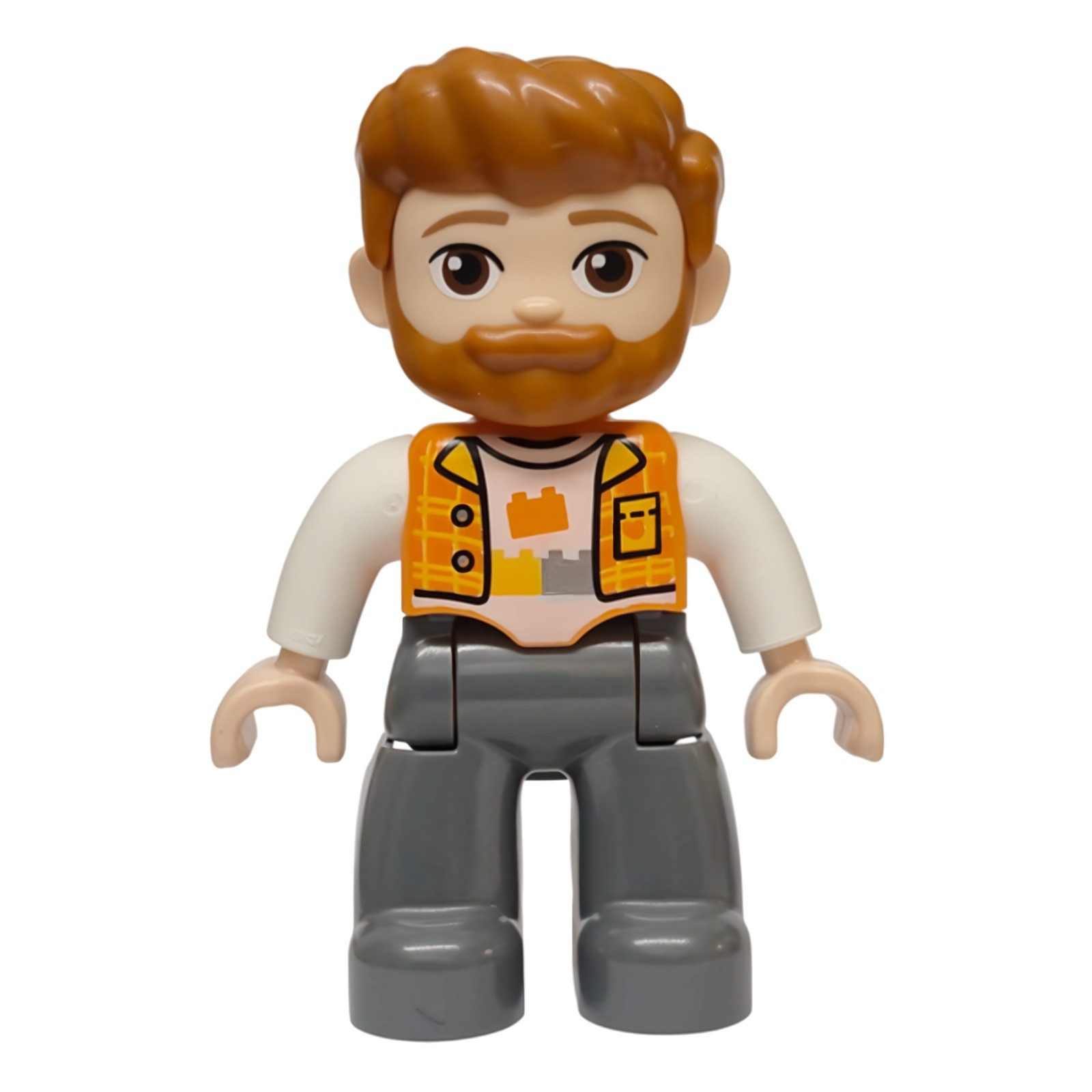 LEGO® LEGO Minifigur Duplo Figure Lego Ville, Male, Dark Bluish (47394pb381) Spielbausteine